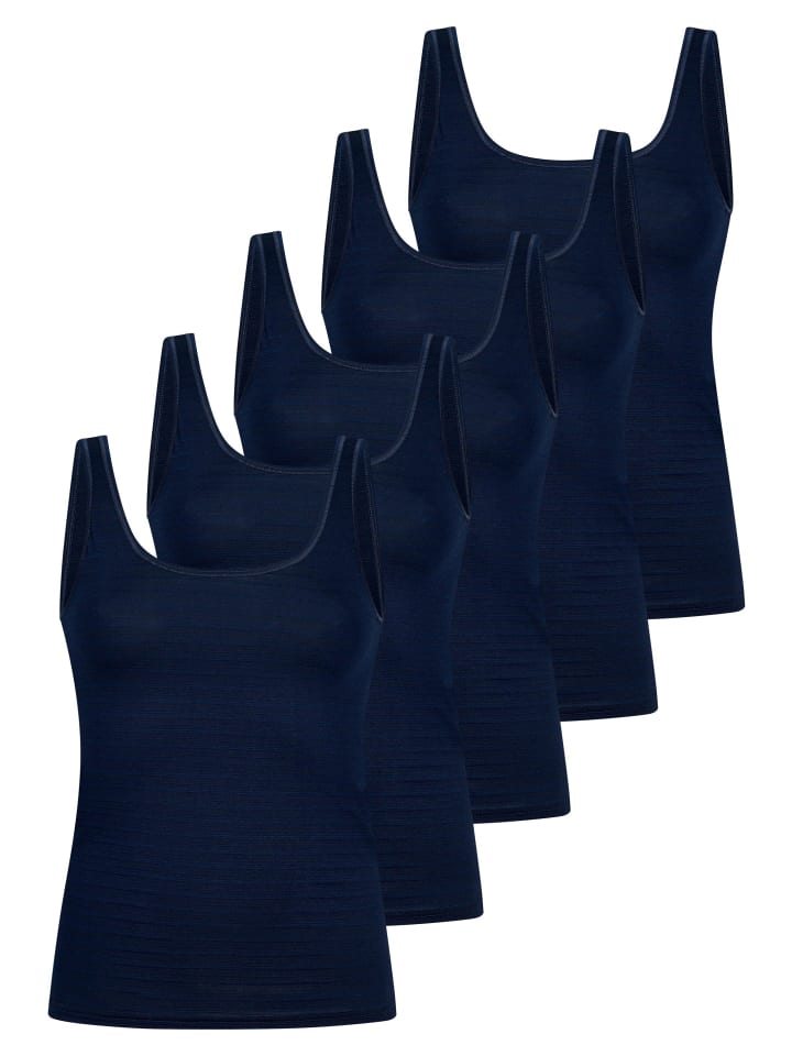 Unterhemd / Top Cotton & More in Blueberry