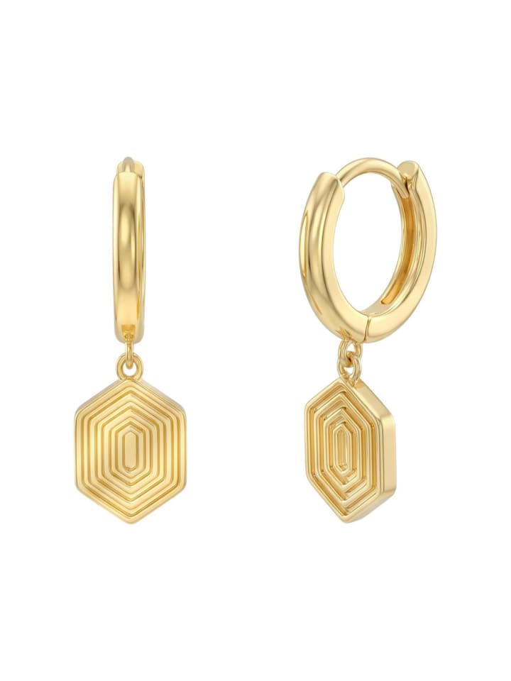 Charm Creole Silber 925, gelbvergoldet in gold