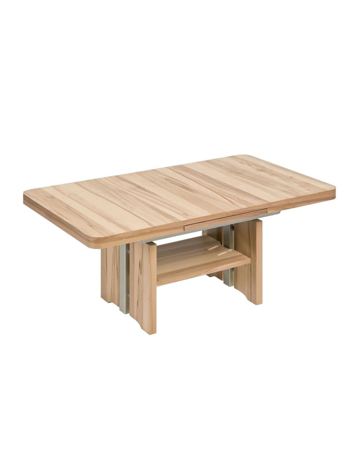 FUNKTIONSTISCH Camella höhenverstellbar ausziehbar 120x70x56 Kernbuche