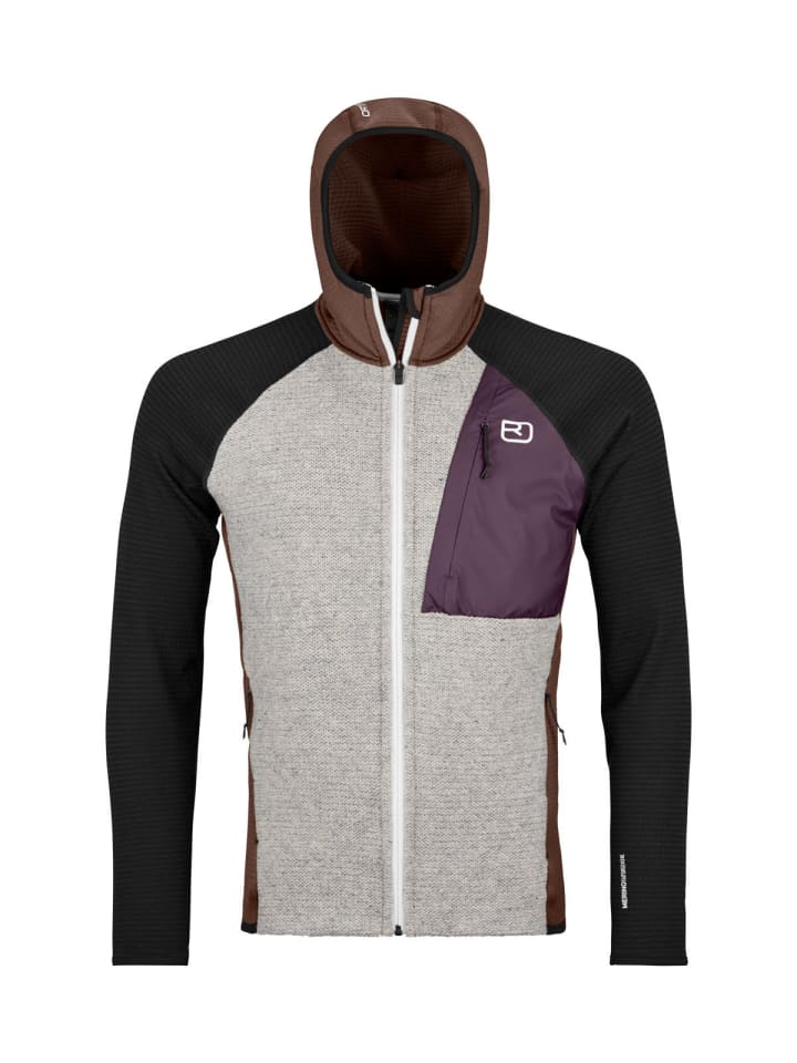 Fleecejacke in braun