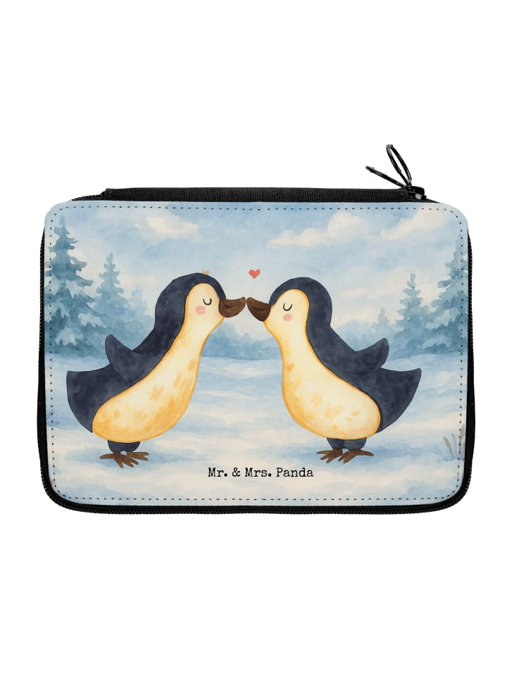 Menschrmäppchen Pinguin Liebe Design ohne Spruch in Weiß