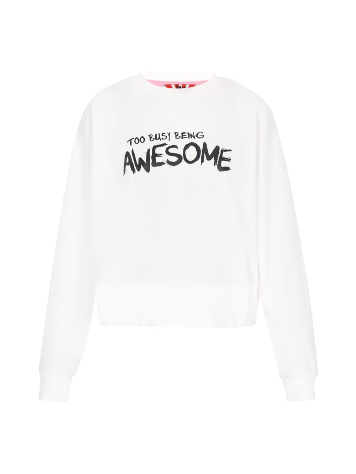 Women Sweatshirt in white