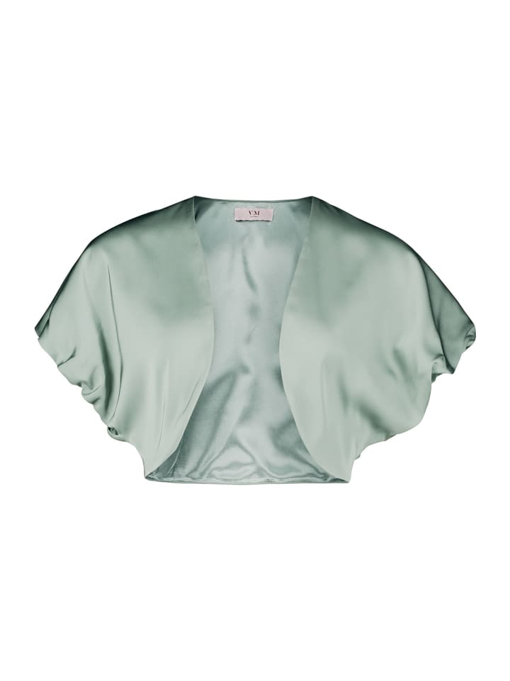 Bolero-Jacke kurzarm in Real Sage