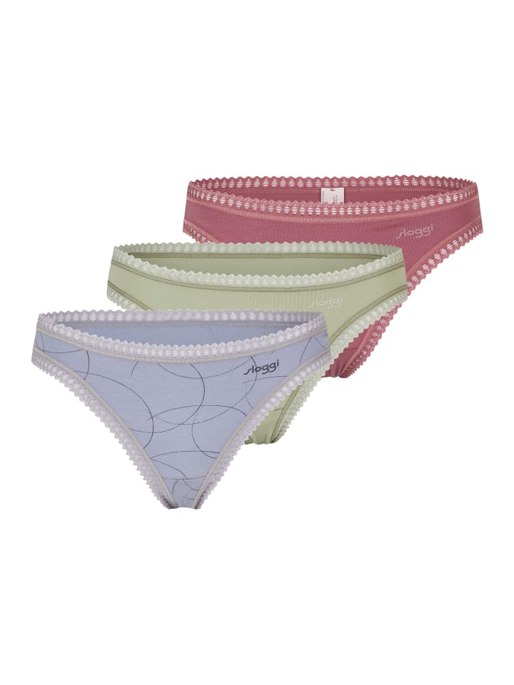 String GO Crush in Lila / grün / blau