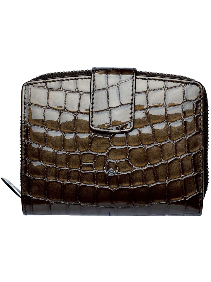Cayenne Geldbörse RFID Schutz Leder 12 cm toffee