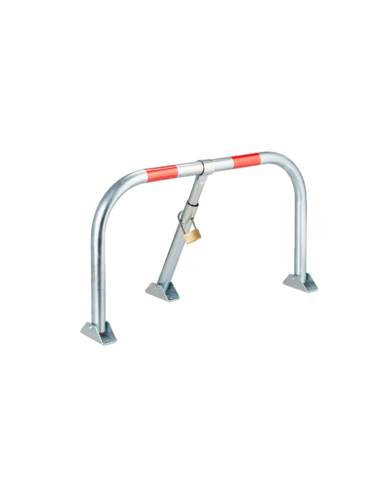 Parkplatzsperre in Silber - (B)76 x (H)45 x (T)32 cm