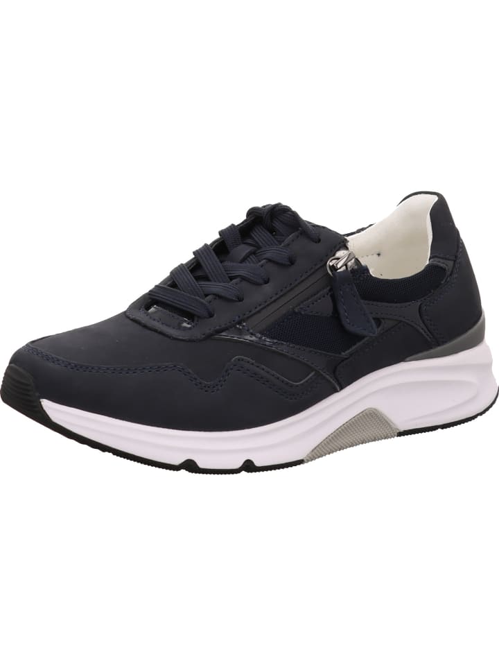 Schnürschuh in blau