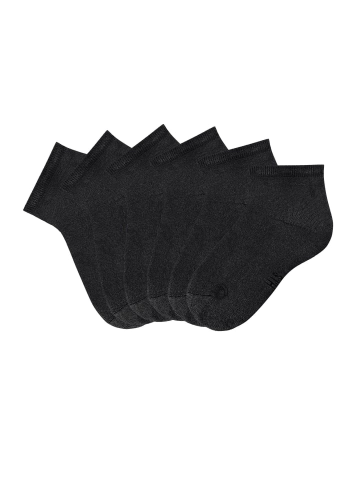 Kurzsocken in schwarz