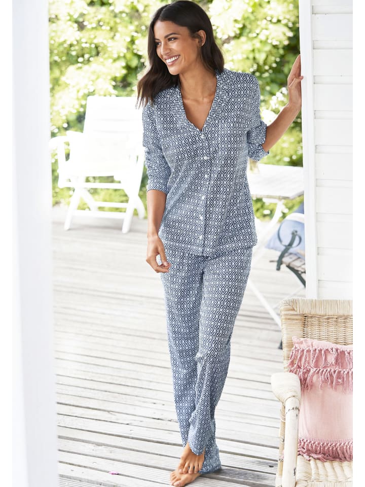 VIVANCE DREAMS Pyjama in Rautenmuster günstig kaufen | limango