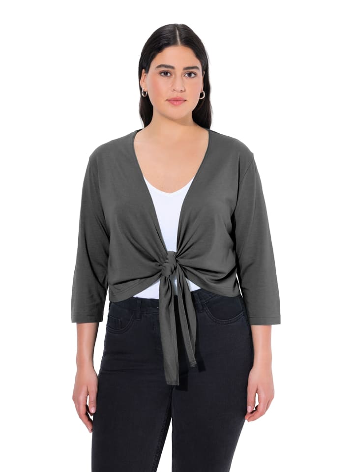 Shirtjacke in graphitgrau