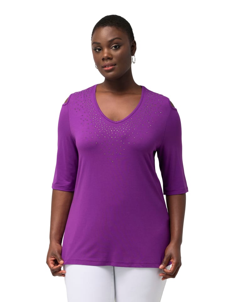 Shirt in brombeere
