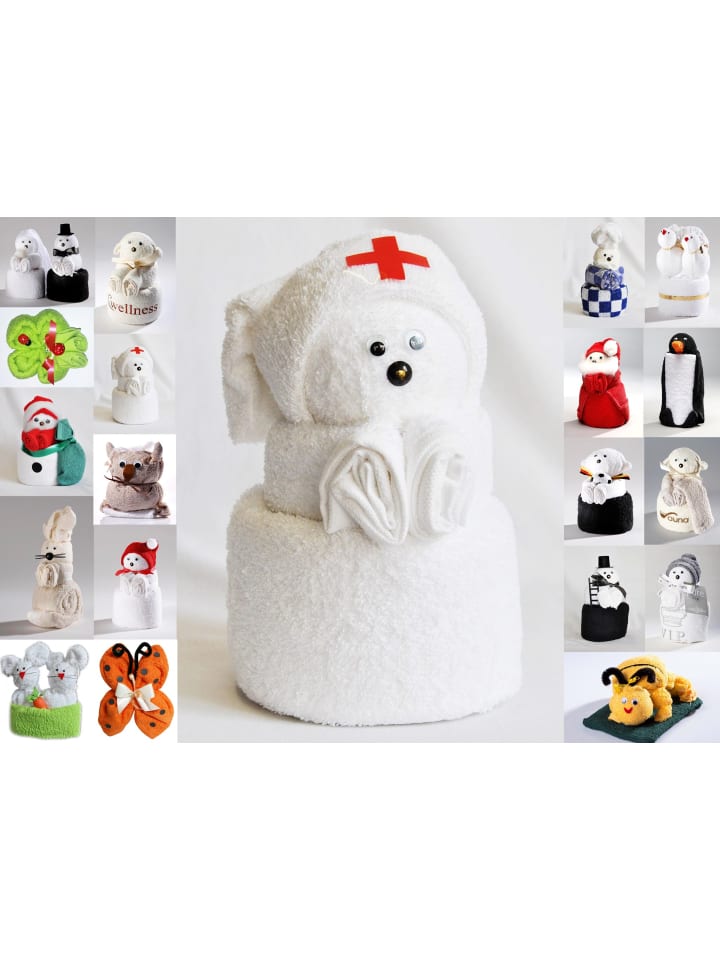 Frottier Geschenk Set Handarbeit Origami Krankenschwester
