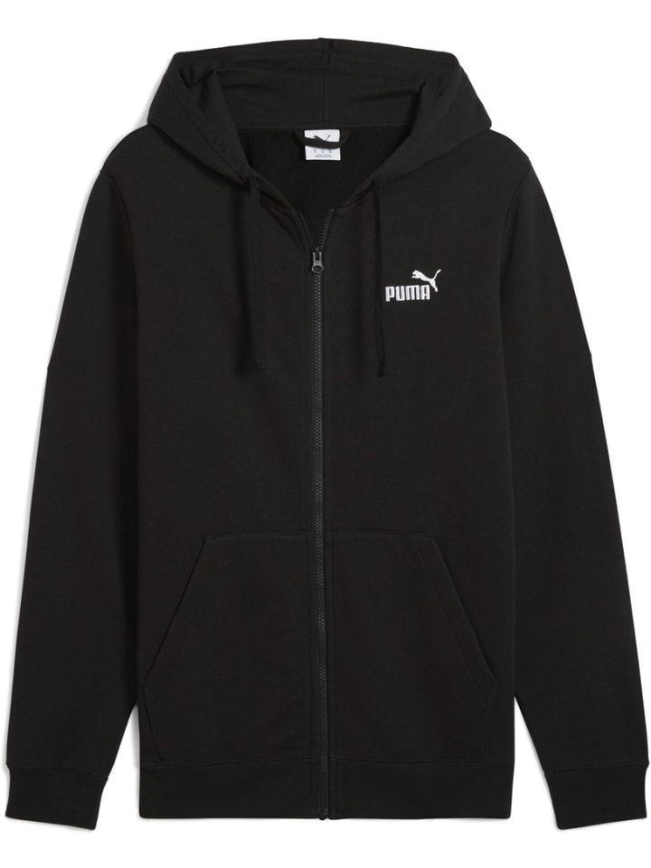 Jacke "ESS No.1 Logo Full-Zip Hoodie FL" in Schwarz