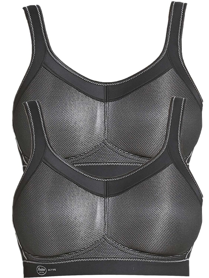 Sport BH momentum in Schwarz schwarz