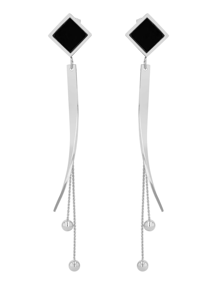 Damen Ohrringe – Ohrstecker aus Edelstahl in silber
