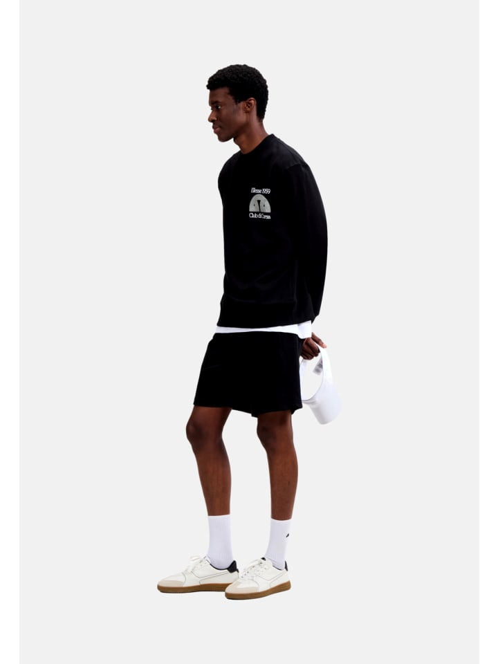 Sweatshirt 'Club Di Corsa' in schwarz