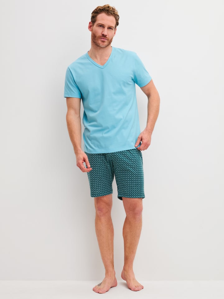 Pyjama in retro blue