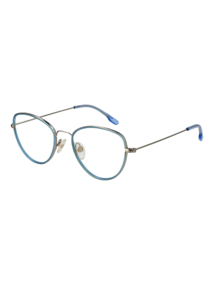 Damen Optische Fassungen Rund Silber