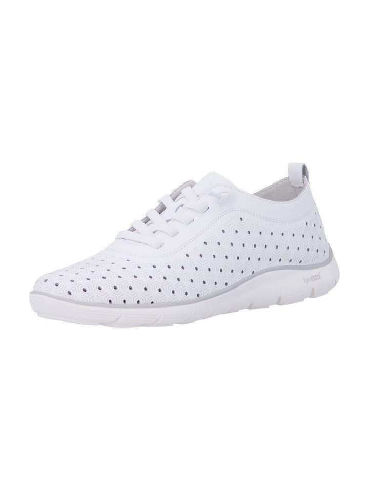 Sportliche Schnürschuhe in Weiß