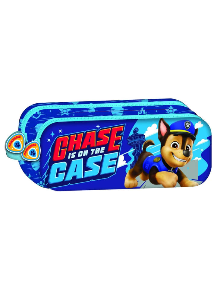 Paw Patrol Federmäppchen "Chase is on the Case" 2 Fächer, 23 cm