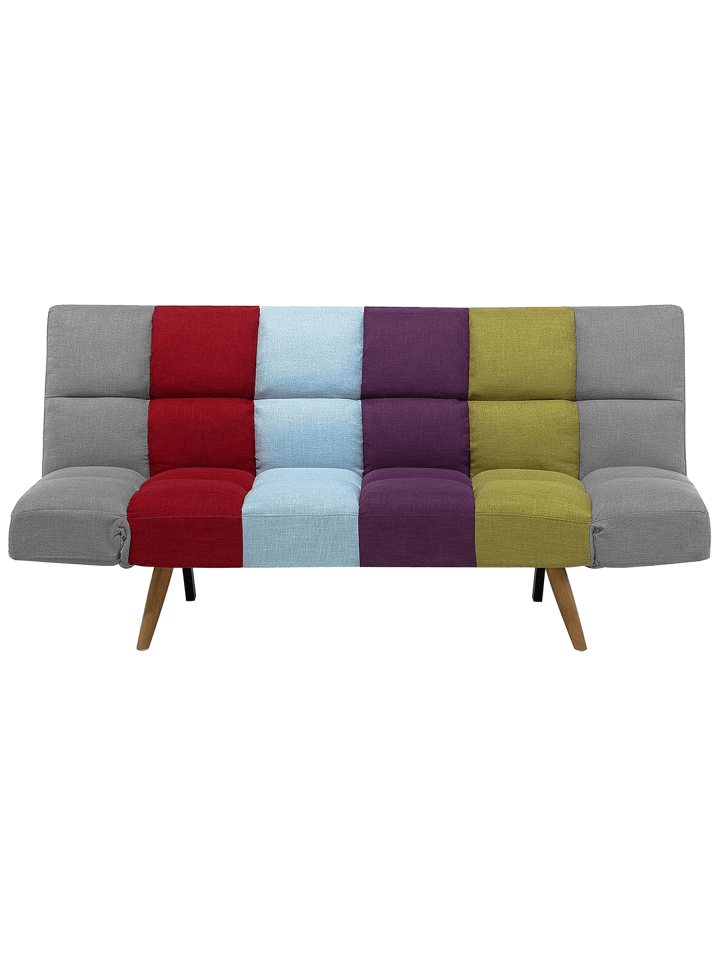 3-Sitzer Sofa INGARO in Bunt/Blau/Grün - (W) 182 x (H) 86 x (L) 80 cm