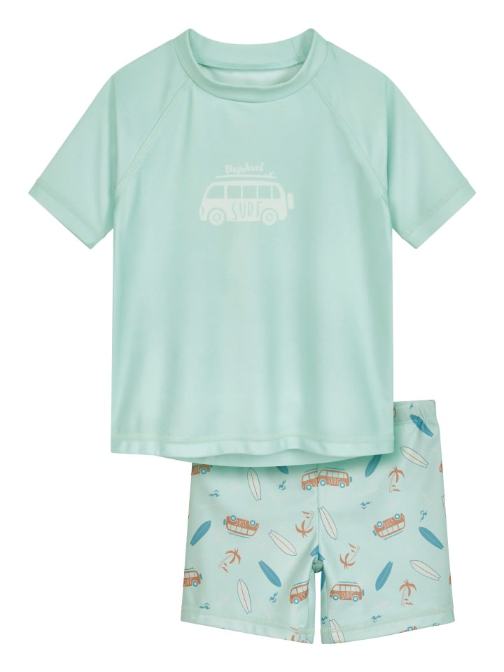 UV-Schutz Bade-Set Surf-Bus in mint