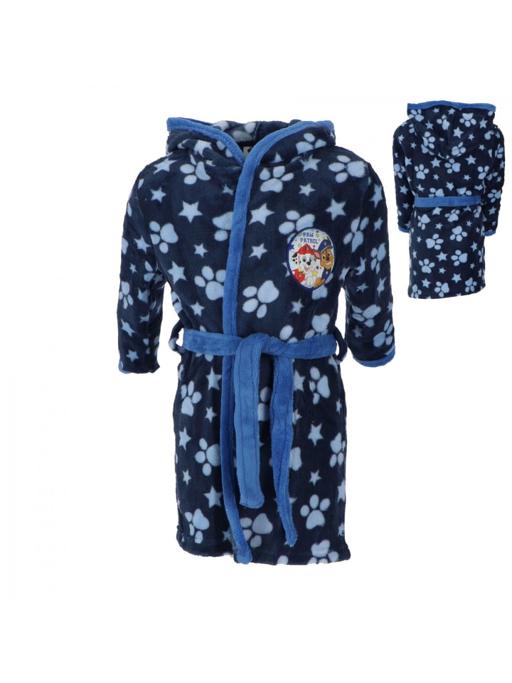 Paw Patrol Blauer Bademantel für Kinder Komfortabel und praktisch in Blau