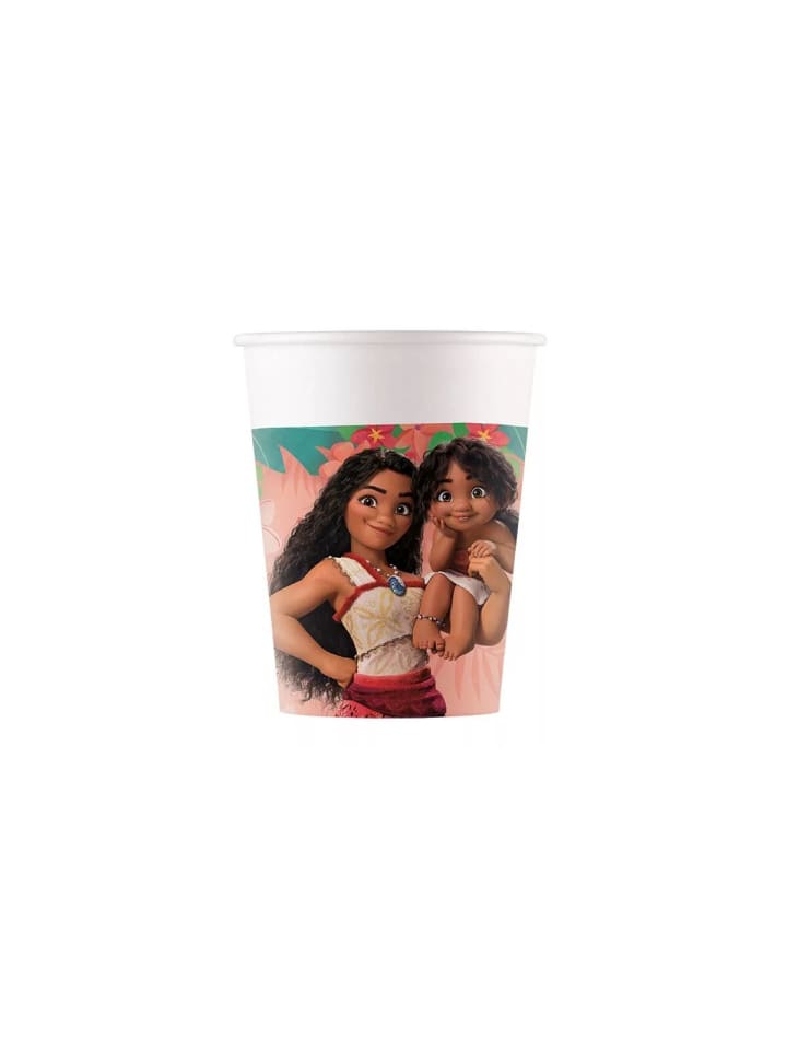 Vaiana Sailing Spirit 8 Stück Kunststoffbecher 200 ml FSC