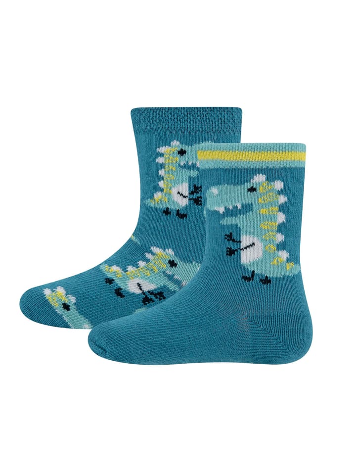 2er-Set Socken 2er Pack Dino in dust blue
