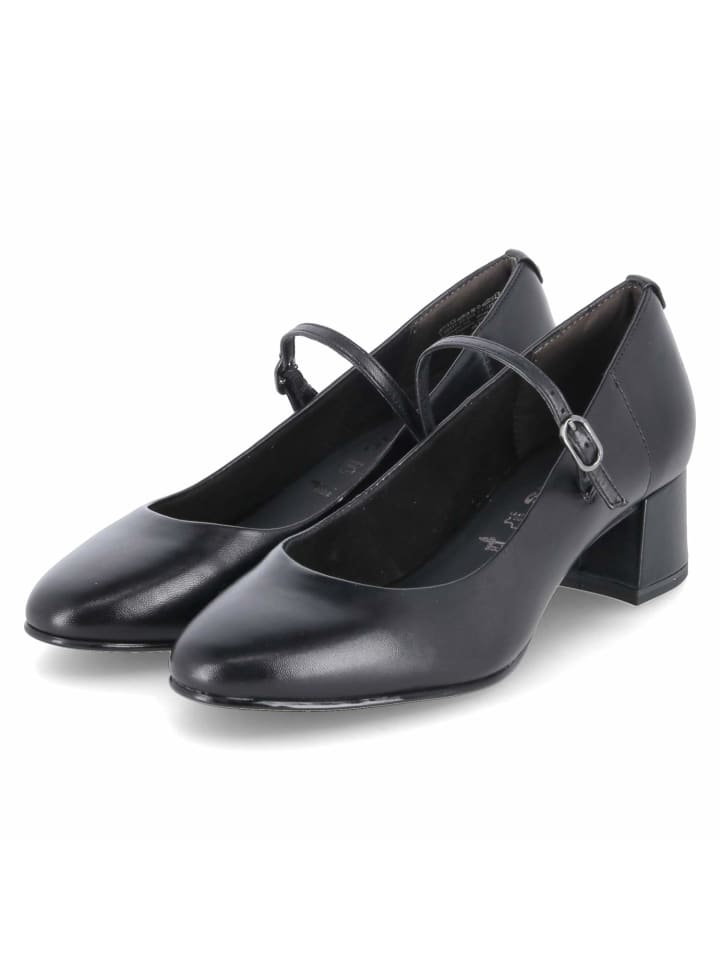 Spangenpumps in schwarz