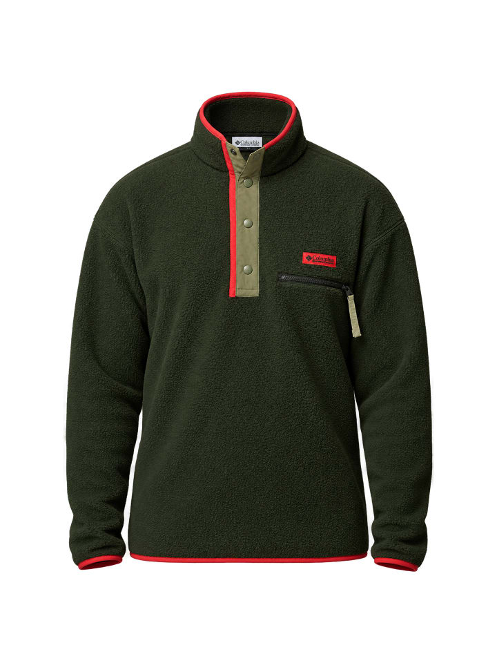 Helvetia™ II Half Snap Fleece in Dunkelgrün