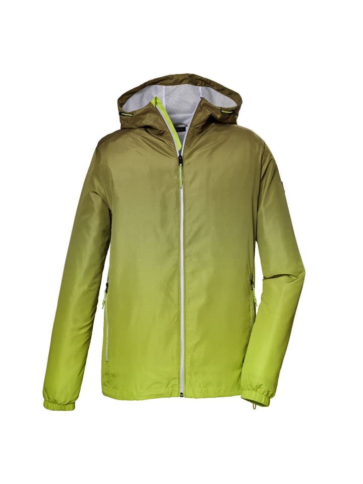 Sommerjacke mit Kapuze wasserabweisend in blau