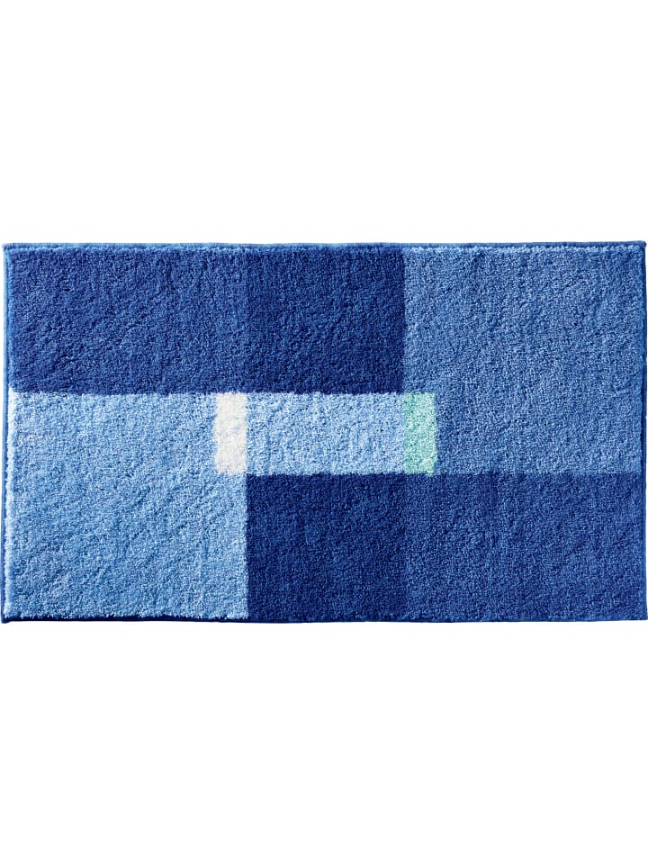 Badematte Zagori in blau