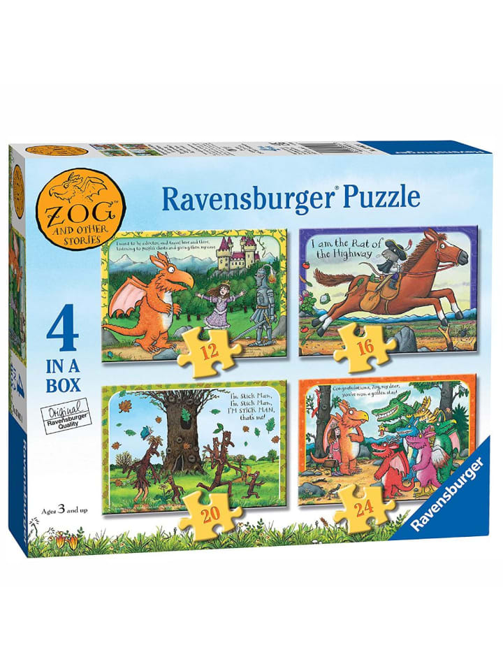 4 in 1 Puzzle Box | Drache Zogg | Kinder Puzzle