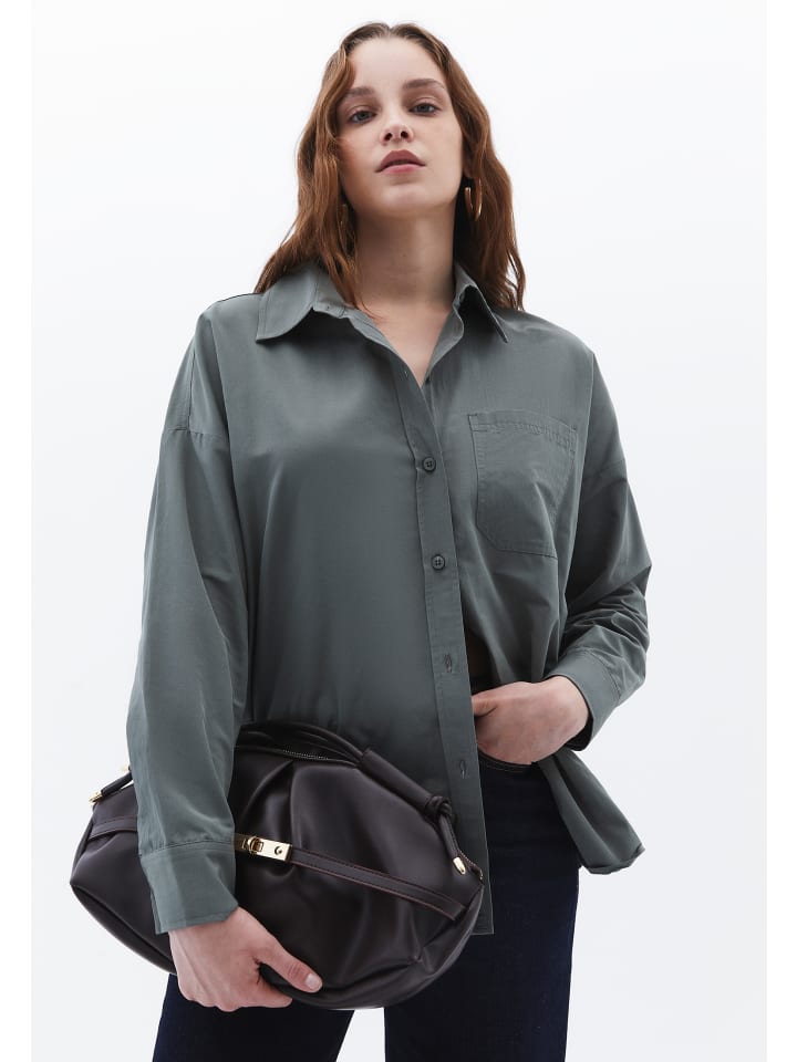 Hemdbluse MULLED BASIL