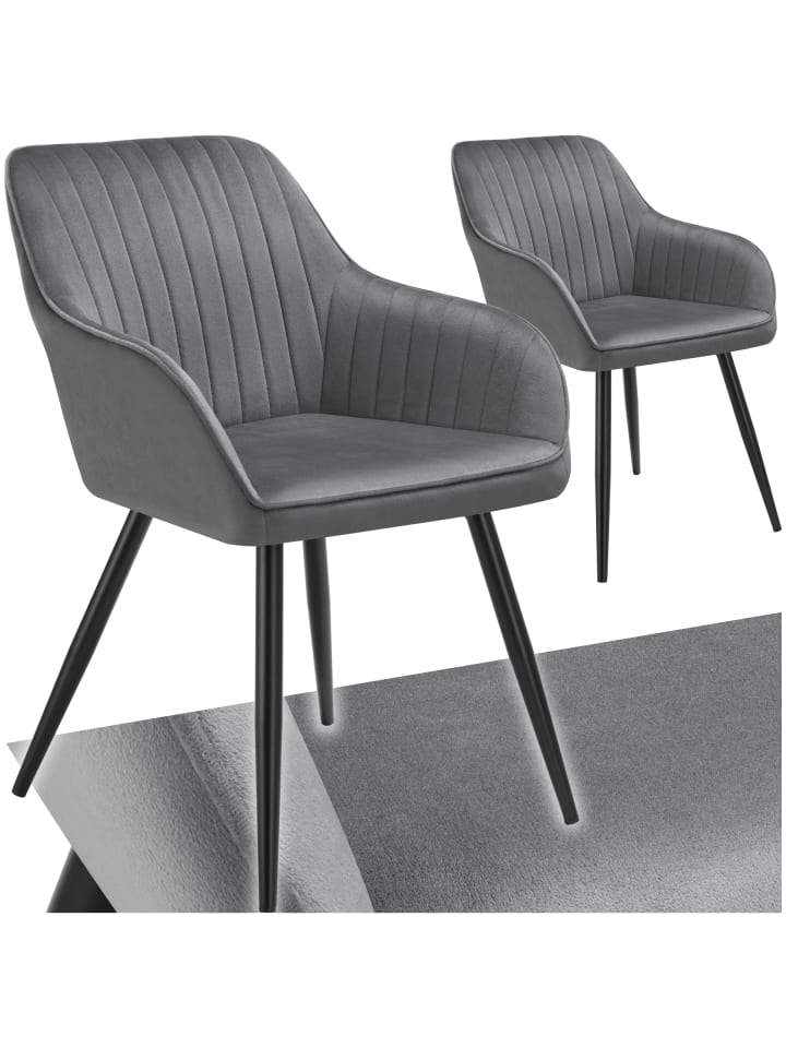 Polstersessel gepolstert, in Samtoptik, gesteppt, 58 x 62 x 82 cm