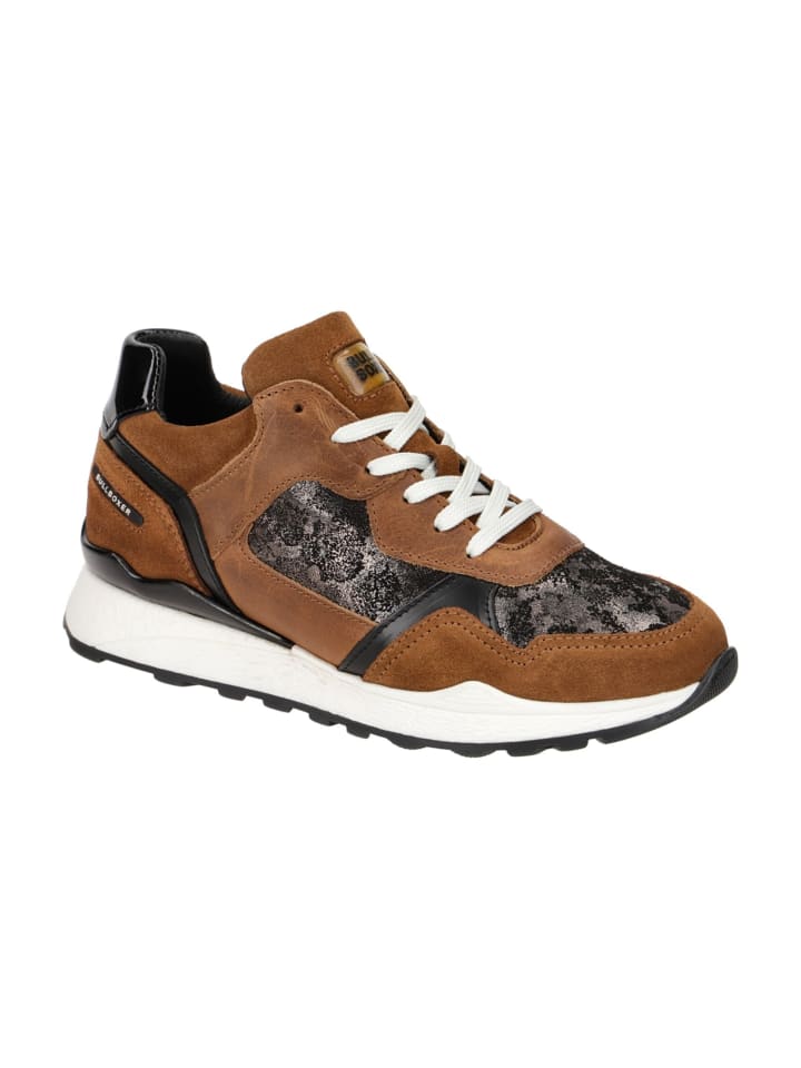 Sportliche Schnürschuhe in Braun