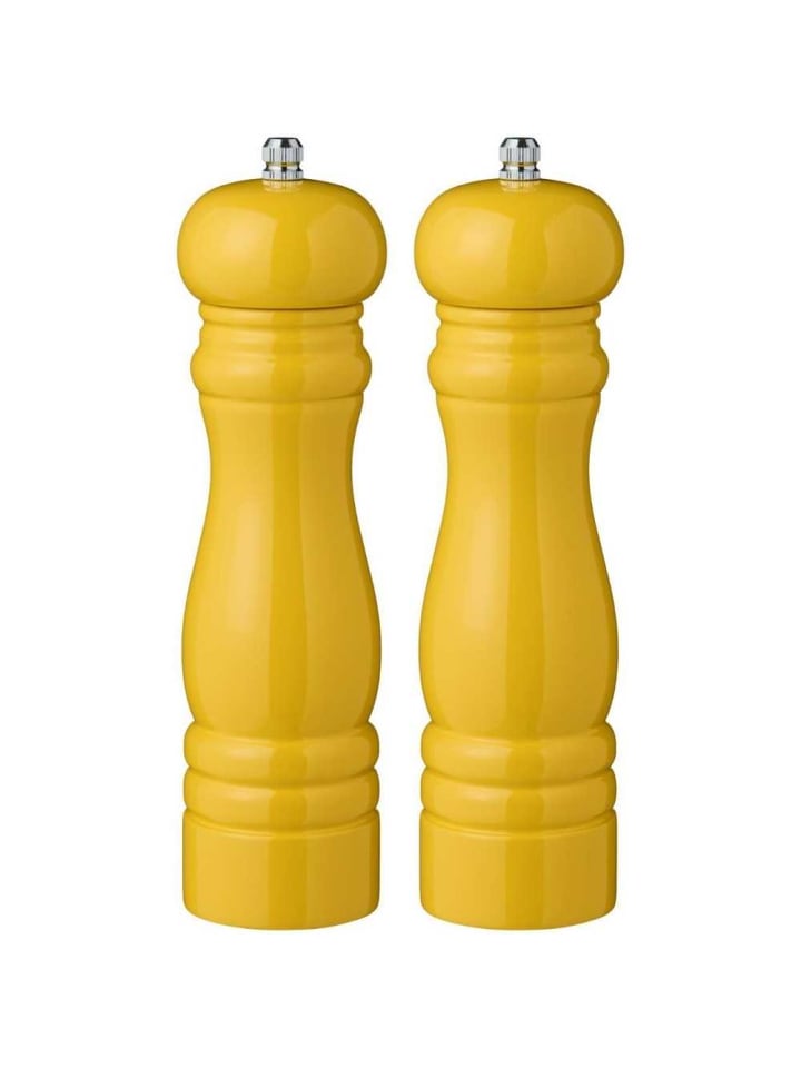 Salz & Pfeffermühlen Set 2-teilig Harvest Yellow Gelb
