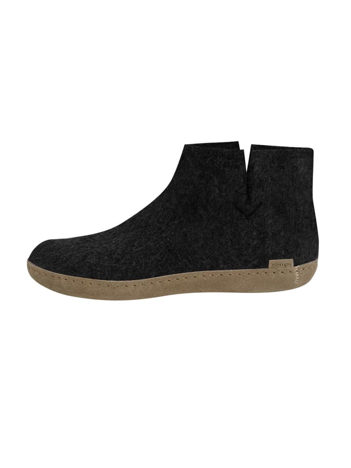 Boots Ledersohle in Charcoal