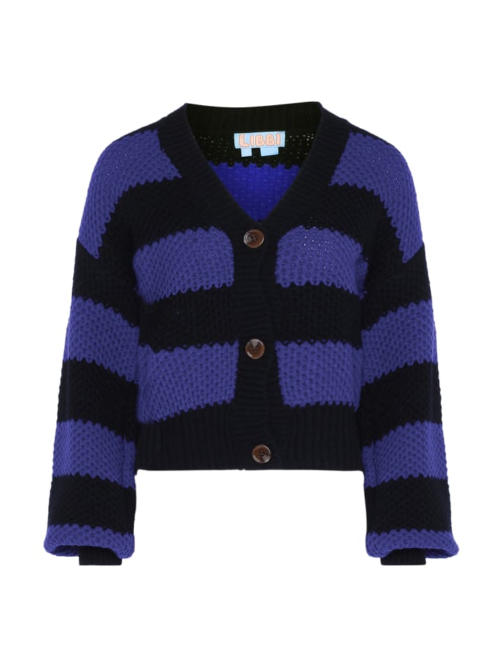 Damen Sweater in SCHWARZ KÖNIGSBLAU