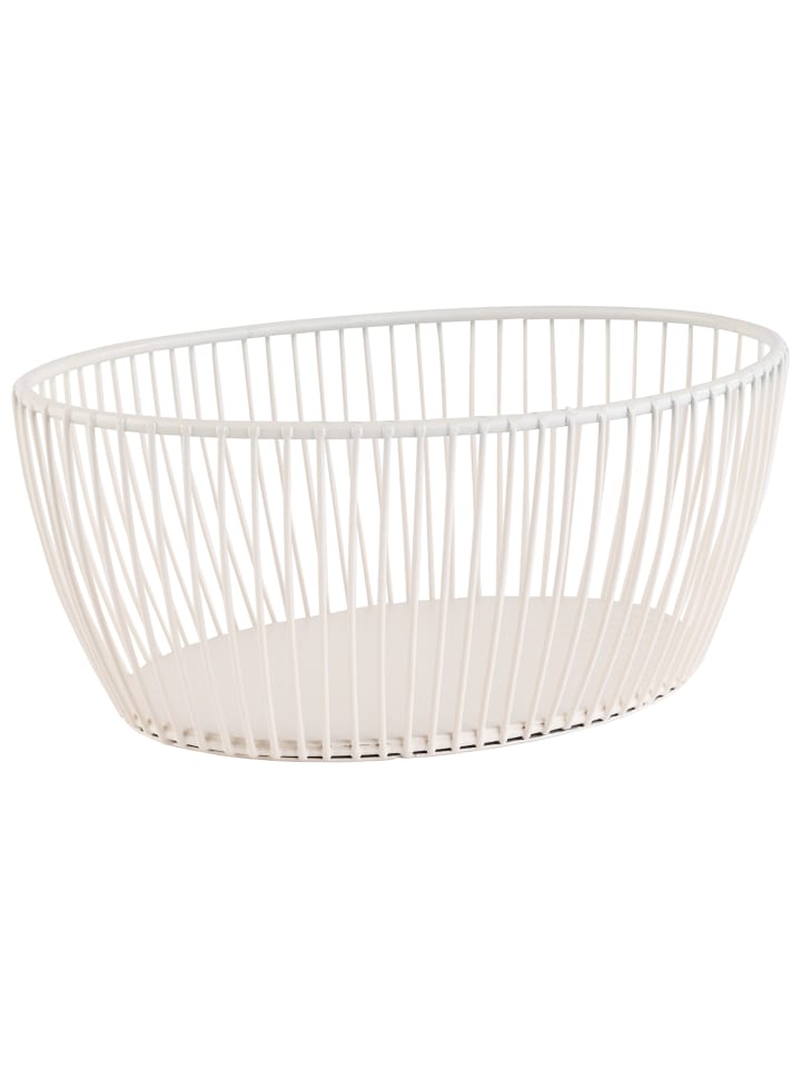 Korb in whisper white, 20 x 15 cm, H: 8 cm