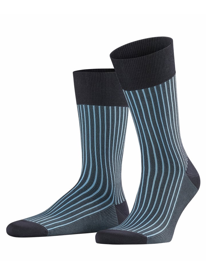 Socken Oxford Stripe in Dark navy
