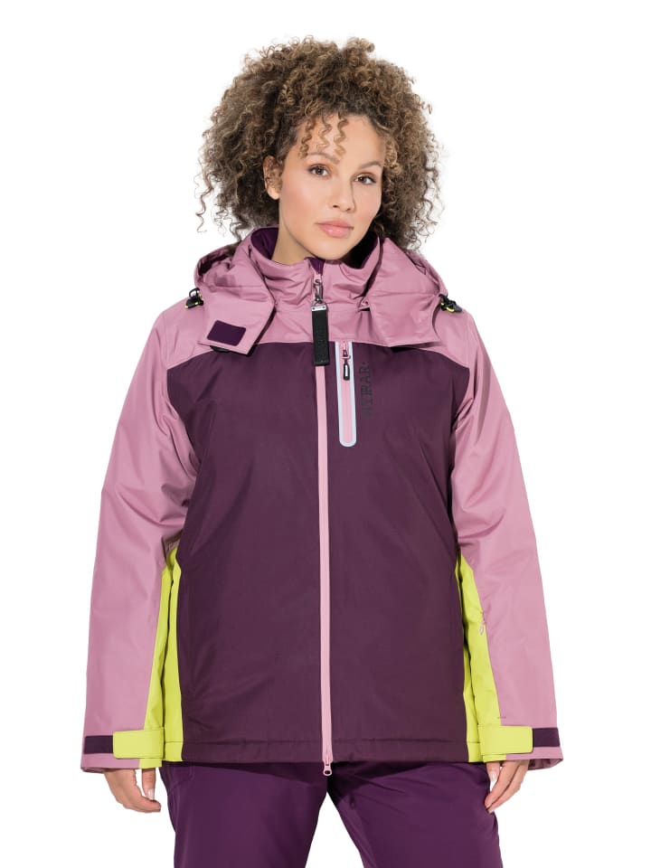 Funktionsjacke in traubenrot