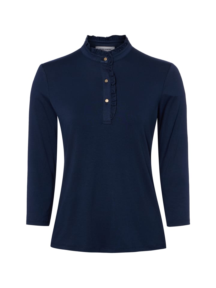 Langarmshirt in marine