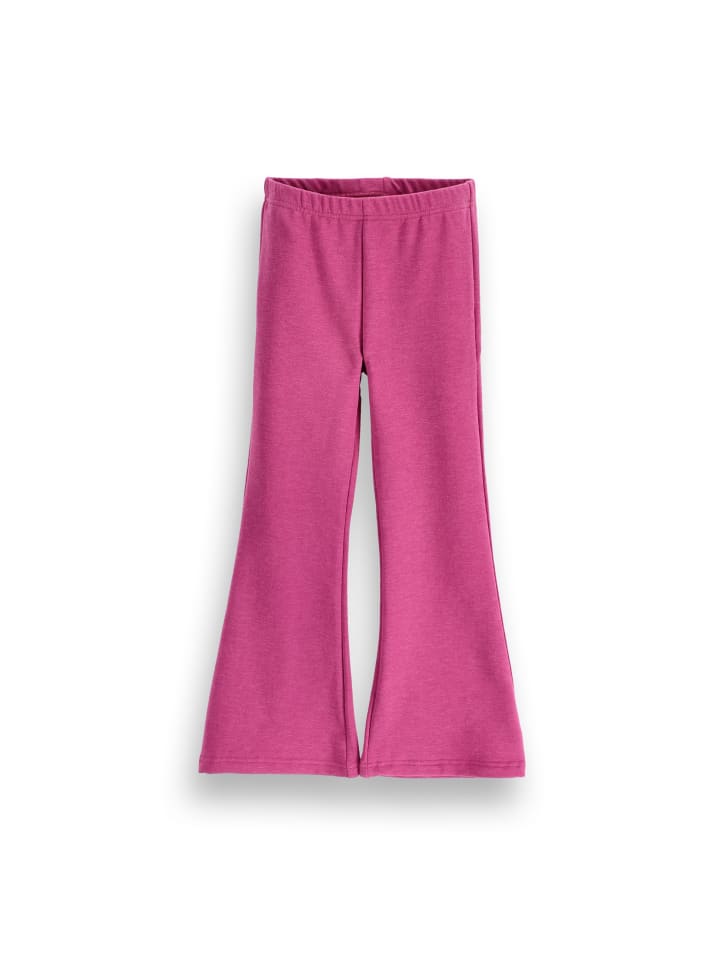 Flare-Leggings mit langem Bein in violett