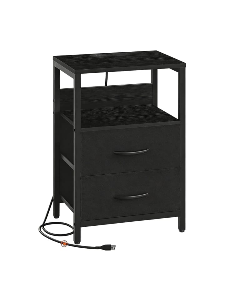 Beistelltisch in Schwarz - (B)40 x (H)60 x (T)30 cm