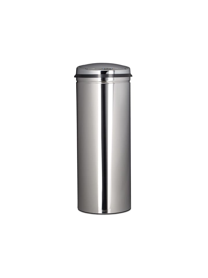 Mülleimer in Silber - 50l