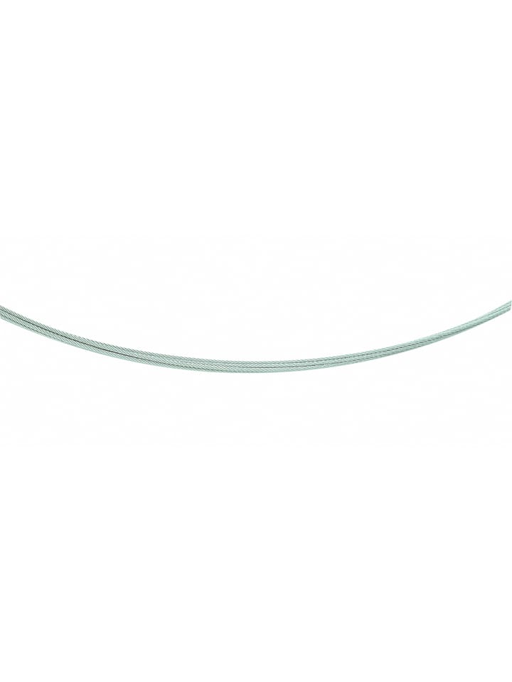 Damen 925 Silber Halskette 45 cm in silber