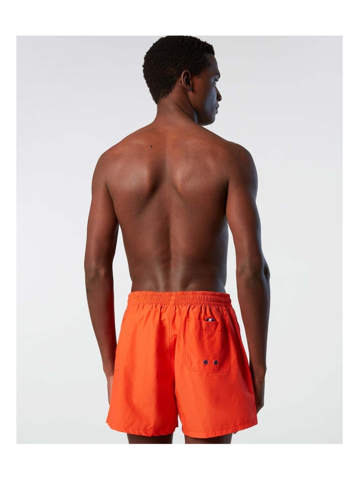 Badeshorts in Orange