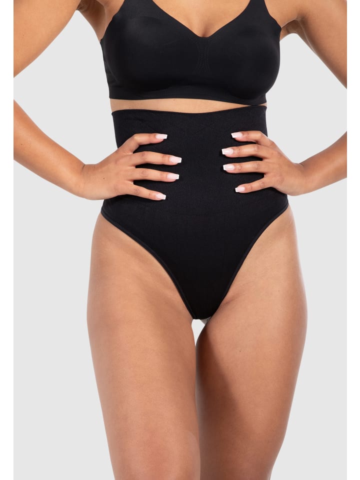 High Waist String Nysa in Schwarz